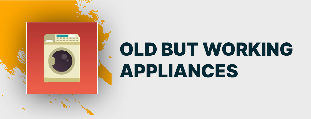 5 Things To Skip Renovating Before Listing Your Home For Sale  - old but working appliances